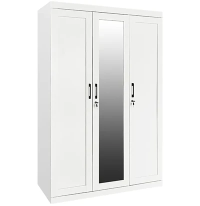 3 Qhov Rooj Wardrobe Nrog Daim iav
